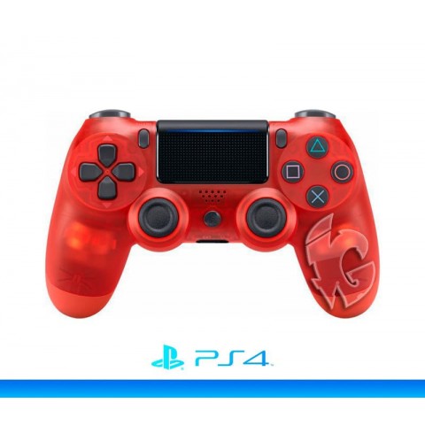 Беспроводной контроллер для Sony PS4 v2 (Transparent Red)